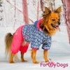 Varm Mysdress pyjamas overall "Rosa Paljetter" UNISEX "For My Dogs"