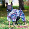 Suit Fleece Overall "Multi Blue" Hane "For My Dogs"