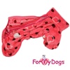 Varm pyjamas overall "Rosa Prick" Tik "For My Dogs"