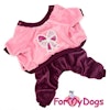 Varm Mysdress pyjamas overall "Rosa" UNISEX "For My Dogs"
