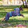 Varm stickad Mysdress Pyjamas overall "Allmoge" Unisex "For My Dogs"