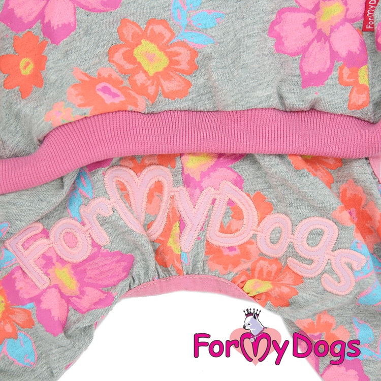 Mysdress pyjamas overall "Blommigt" UNISEX "For My Dogs"