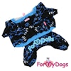 Mysdress pyjamas overall "Blå Tiger" UNISEX "For My Dogs"