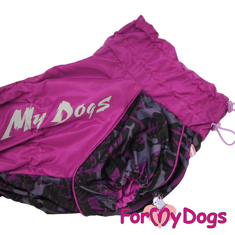 Regnoverall "Rosa Neon" Tik "For My Dogs" 2021 Kollektionen