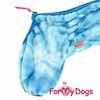 Varm Plysh/Fleece Overall "Blue Cloudy" hane "For My Dogs"