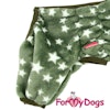 Varm Plysh/Fleece Overall "Emerald Stars" hane "For My Dogs" PREORDER