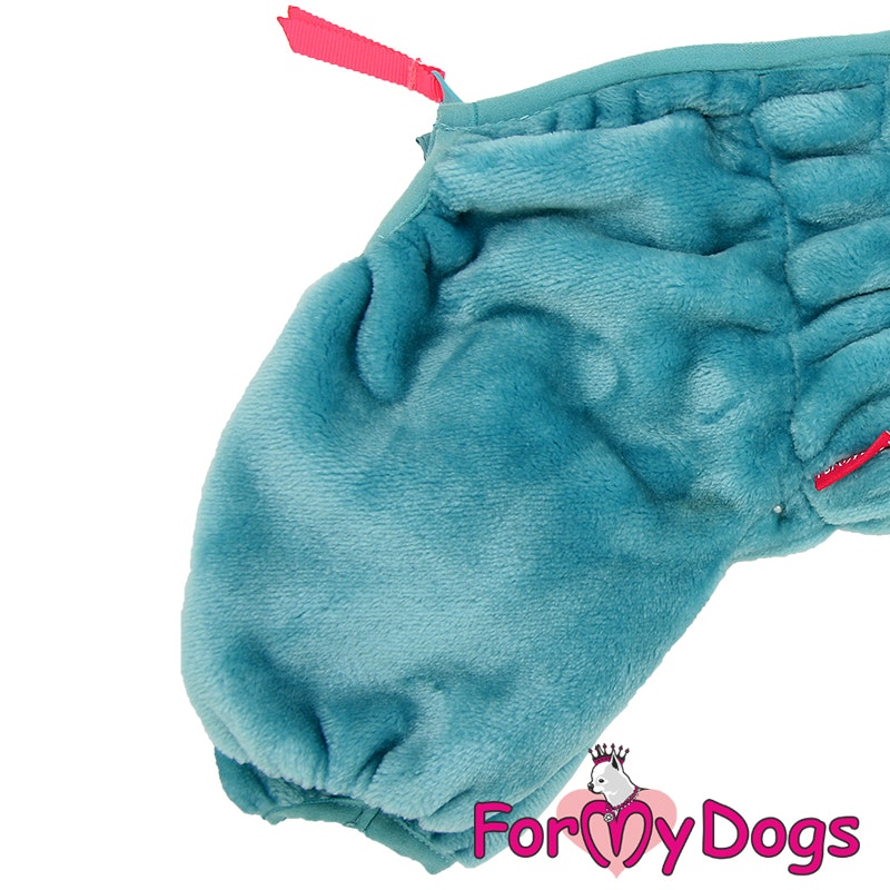 Varm Plysh/Fleece Overall "Aqua Fluff" Tik "For My Dogs" PREORDER