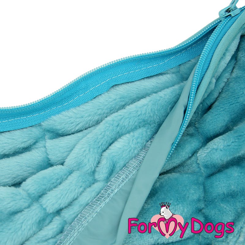 Varm Plysh/Fleece Overall "Aqua Fluff" Tik "For My Dogs"