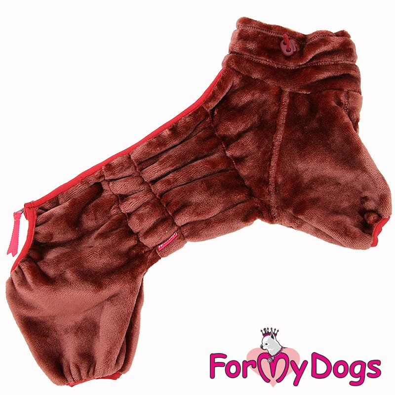 Fleeceoverall "Maroon" Hane "For My Dogs" PREORDER