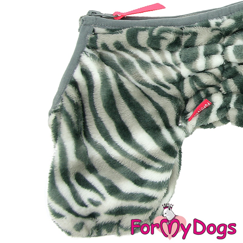 Plyshoverall "Zebra" Hane "For My Dogs" PREORDER