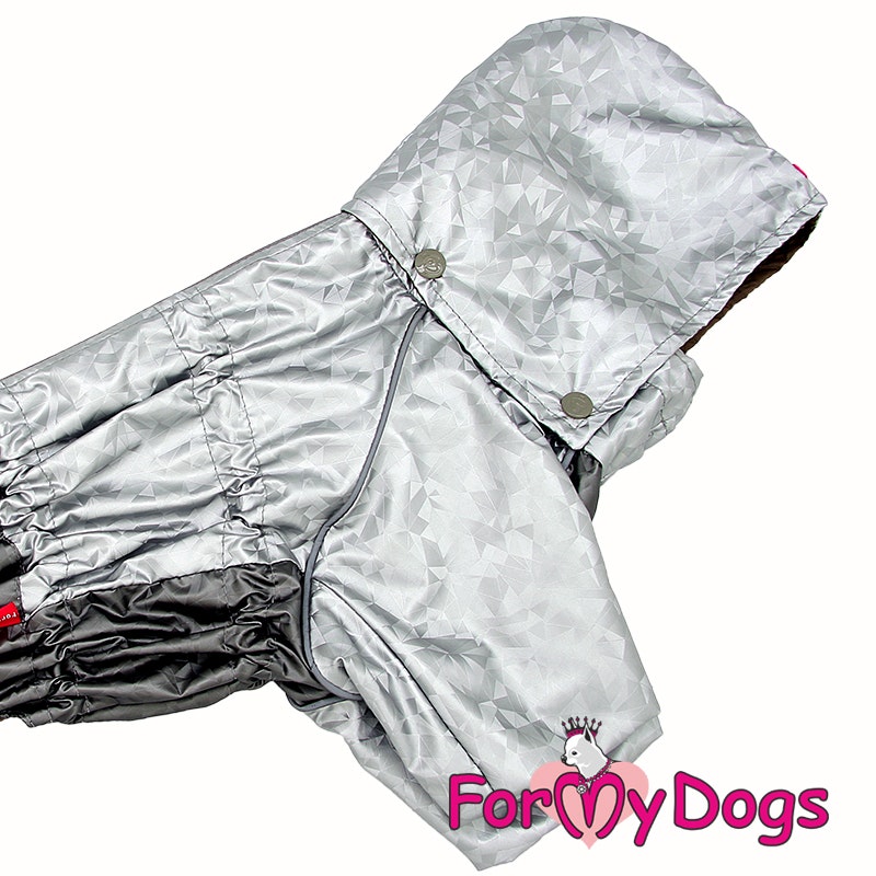 Regnoverall "Silver Metallic" Hane "For My Dogs" PREORDER