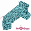 Regnoverall "Blue Striped" Hane "For My Dogs" PREORDER