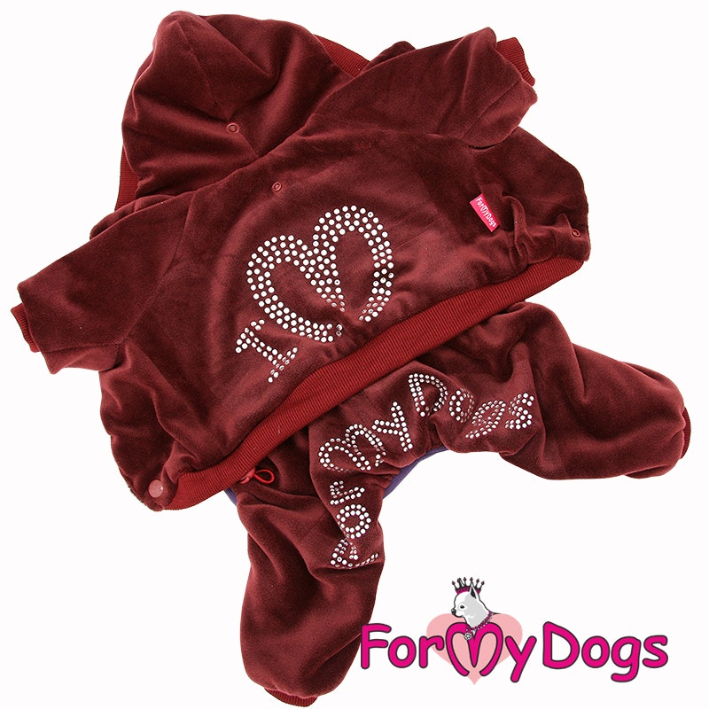 Varm Mysdress Pyjamas overall "Etamin" Unisex "For My Dogs"
