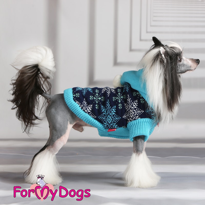 Varmfodrad Stickad tröja/täcke "Markeb" Unisex "For My Dogs" PREORDER