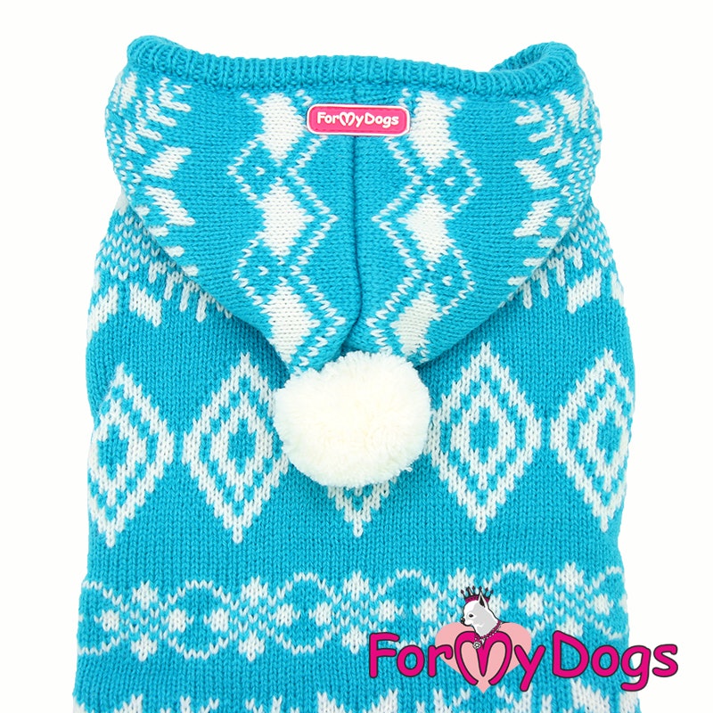 Varmfodrad Stickad tröja/täcke "Enif" Unisex "For My Dogs" PREORDER