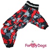 Regnoverall "Red camo" Tik "For My Dogs" PREORDER