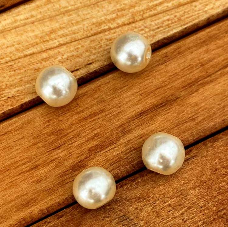 Cremevit vaxad pärla 8 mm