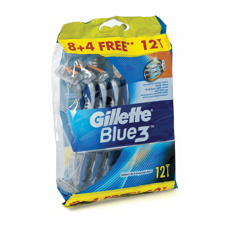 Gillette Blue3 Smooth 8+4 pack