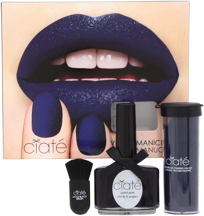 Ciaté Caviar Manicure Blue Suede Set