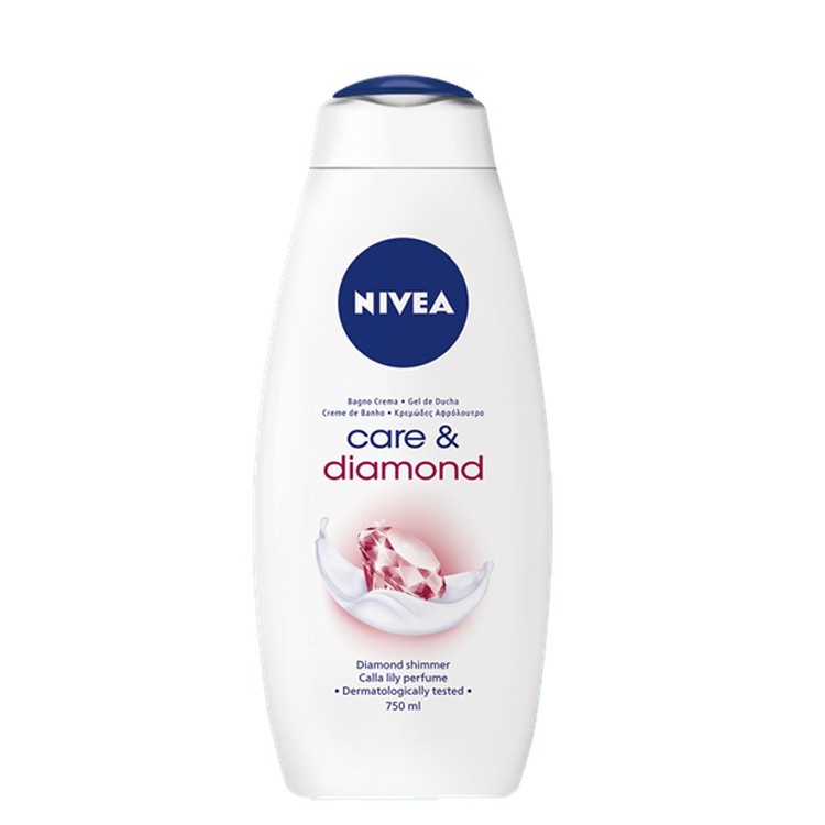 Nivea Care & Diamond Shower Cream 750ml