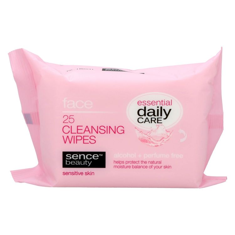 Sence Beauty Face Cleansing Wipes Sensitive Skin 25st