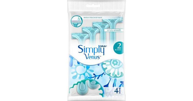Gillette Simply Venus 2 Disposable 4-pack
