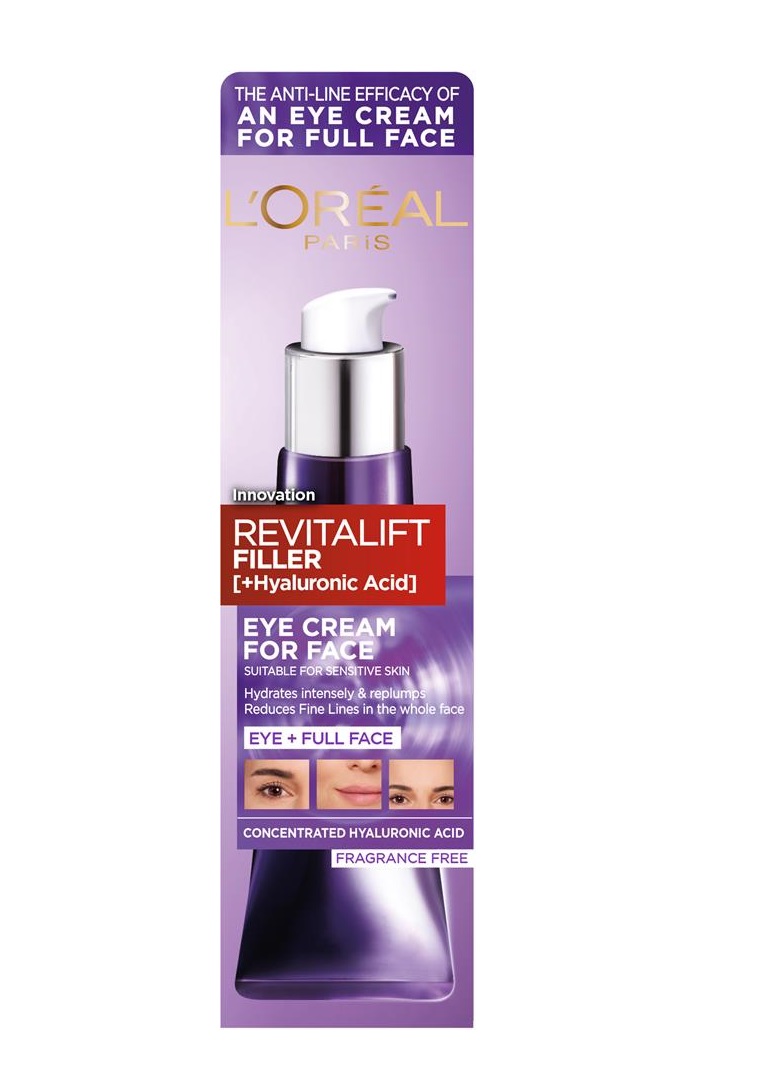 L'Oreal Filler [HA] Revolumizing Anti-Age Eye & Face Cream 30ml