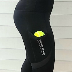 Sport mesh panel leggings Black premium