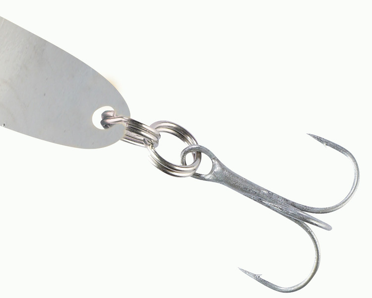 Colonel Z Seatrout II White with red spots med Mustad krok