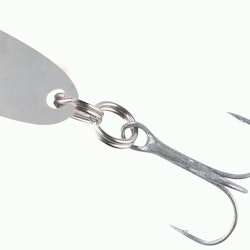 Colonel Z Seatrout II White with red spots med Mustad krok