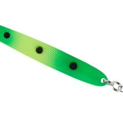 Colonel Z Seatrout II Green-Yellow With Spots med Mustad krok UV-Active