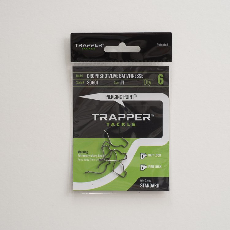 Trapper Hooks Dropshot-Live Bait-Finesse Hook
