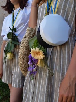 Student Ros med grönt