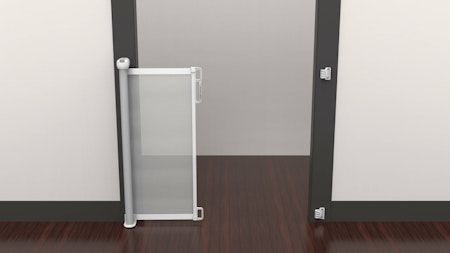 Sikkerhedegitter - Rullegitter - Draga Slim - Hvid - 130 cm