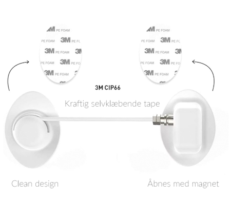 Børnesikring til køleskab | Magnetisk