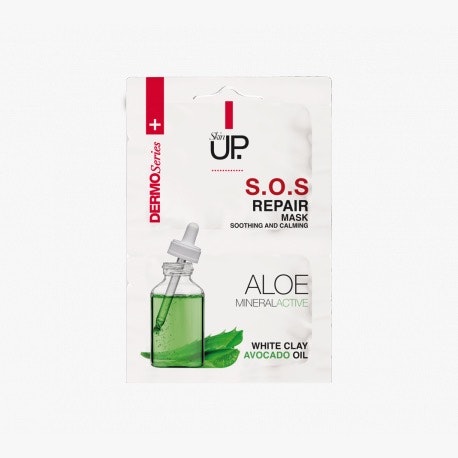 Ansiktsmask SOS REPAIR- Aloe mineral active, skin UP