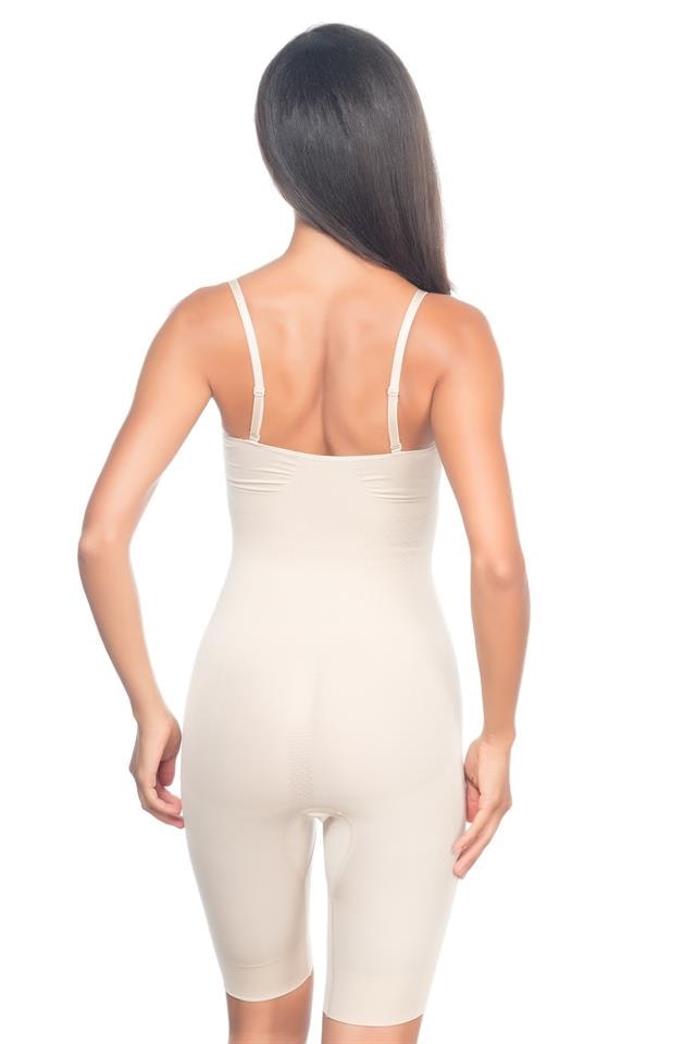 Shapewear-Lång korsett-Neutral beige