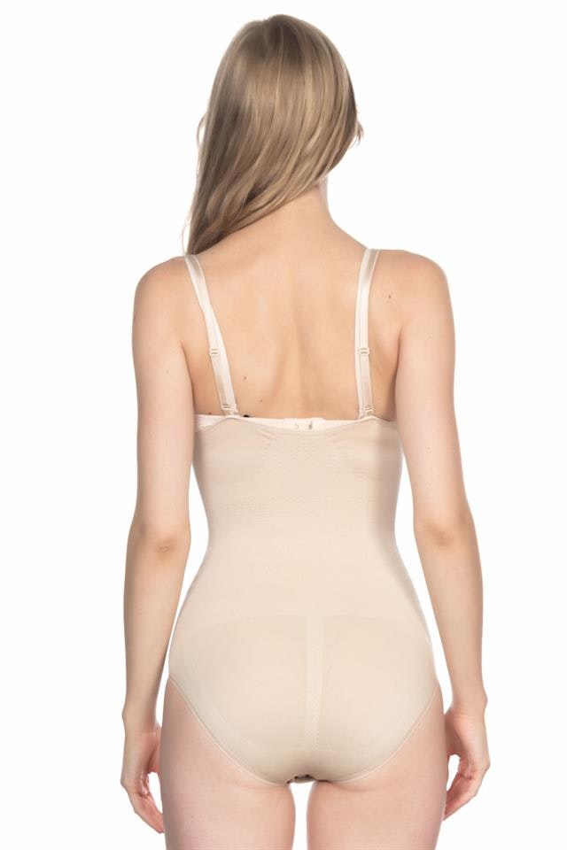 Shapewear-Öppen Body korsett-Neutral beige