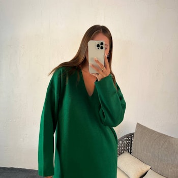 Långärmad tröja grön