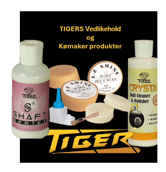 Tiger Kømaker produkter - KB Custom Cues