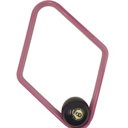 Billiards Triangle Plastic PINK 9 ball