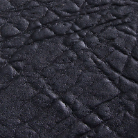 TIGER LEATHER "Elephant" pattern Black