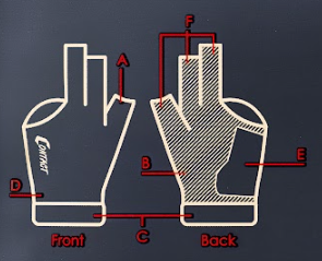 Caiden Gloves Contact, Left