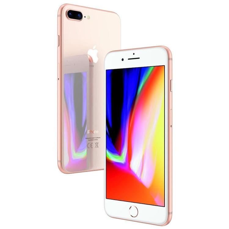 Apple iPhone 8 Plus 64GB Guld - BEGAGNAD - GOTT SKICK - OLÅST