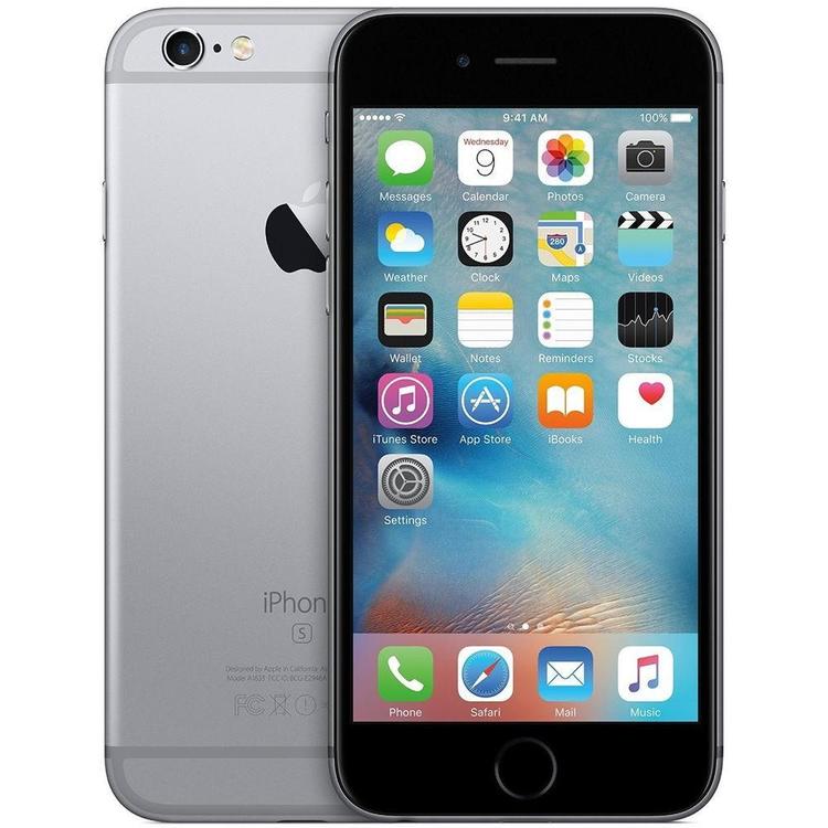 Apple iPhone 6S 16GB Space Gray - BEGAGNAD - ANVÄNT SKICK - OLÅST