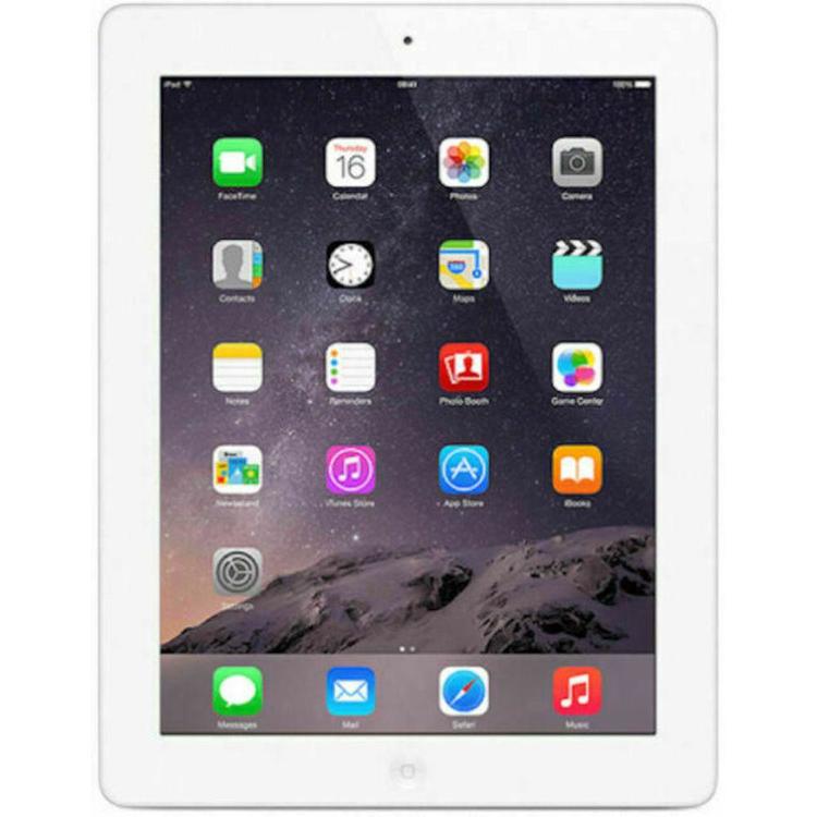 Apple iPad 4 16GB Wi-Fi & 4G/CELLULAR Vit - BEG - GOTT SKICK
