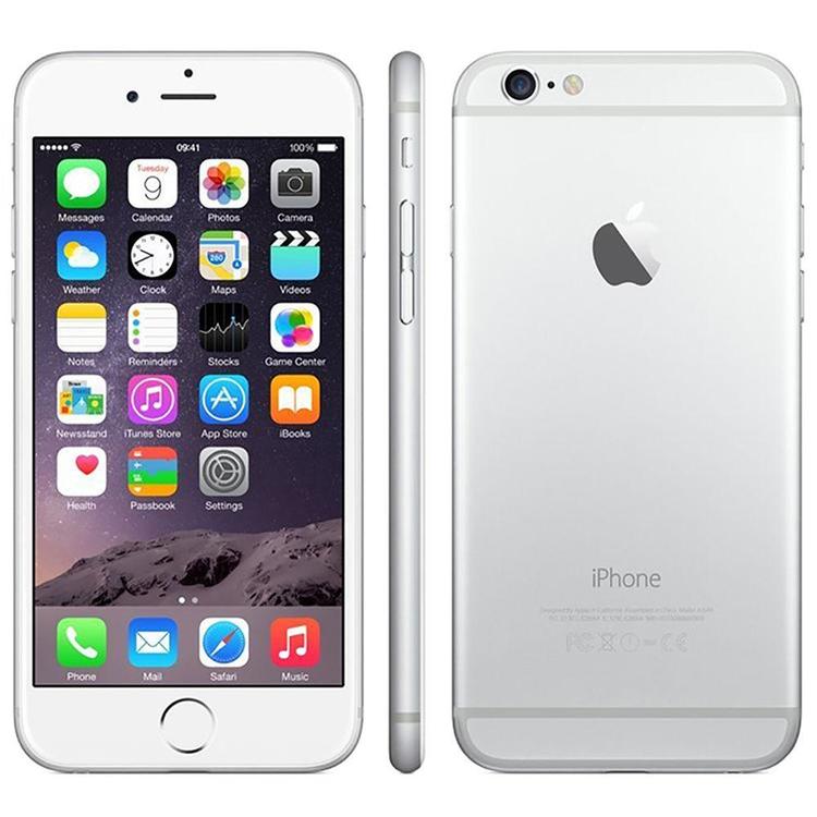 Apple iPhone 6 128GB Silver - BEG - GOTT SKICK - OLÅST