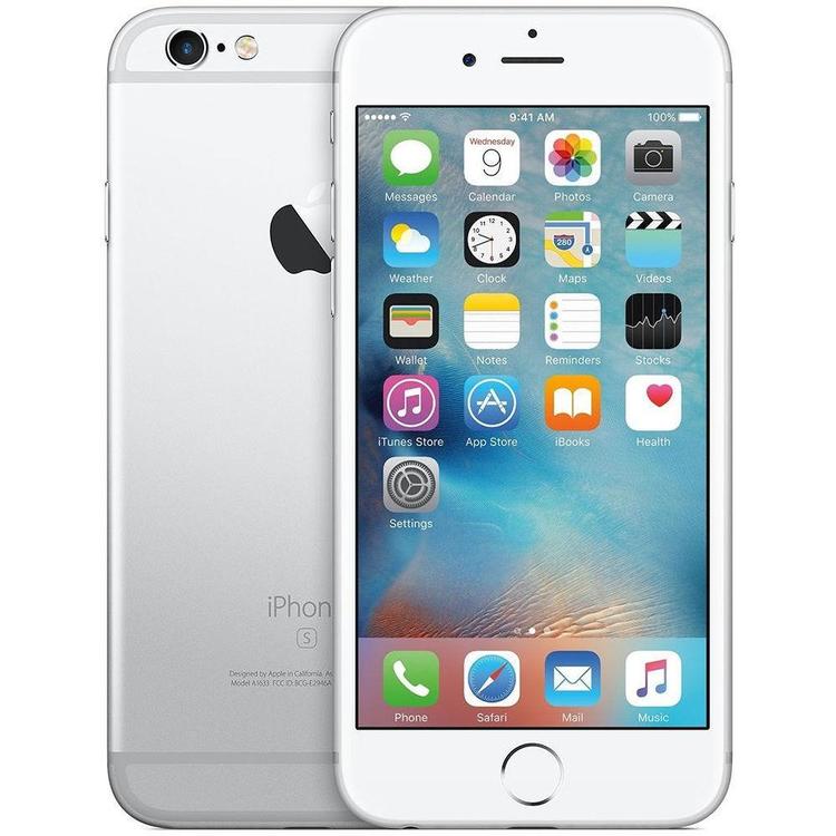 Apple iPhone 6S 32GB Silver - BEG - GOTT SKICK - OLÅST