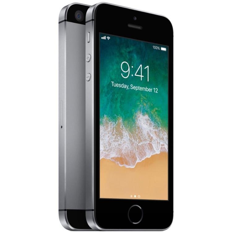 Apple iPhone SE (2016) 16GB Space Gray - BEGAGNAD - GOTT SKICK - OPERATÖRSLÅST TRE