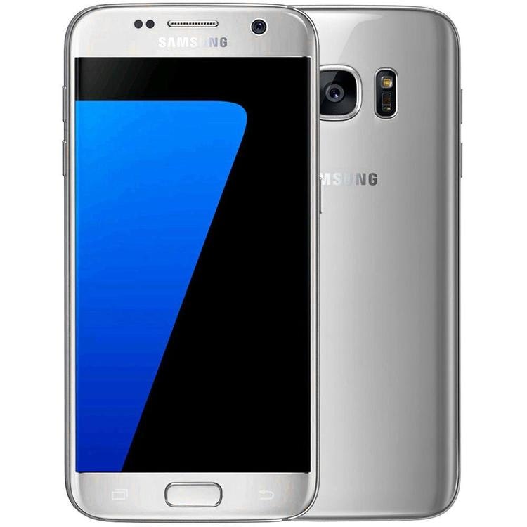 Samsung Galaxy S7 32GB Silver/Guld - BEGAGNAD - GOTT SKICK - OLÅST